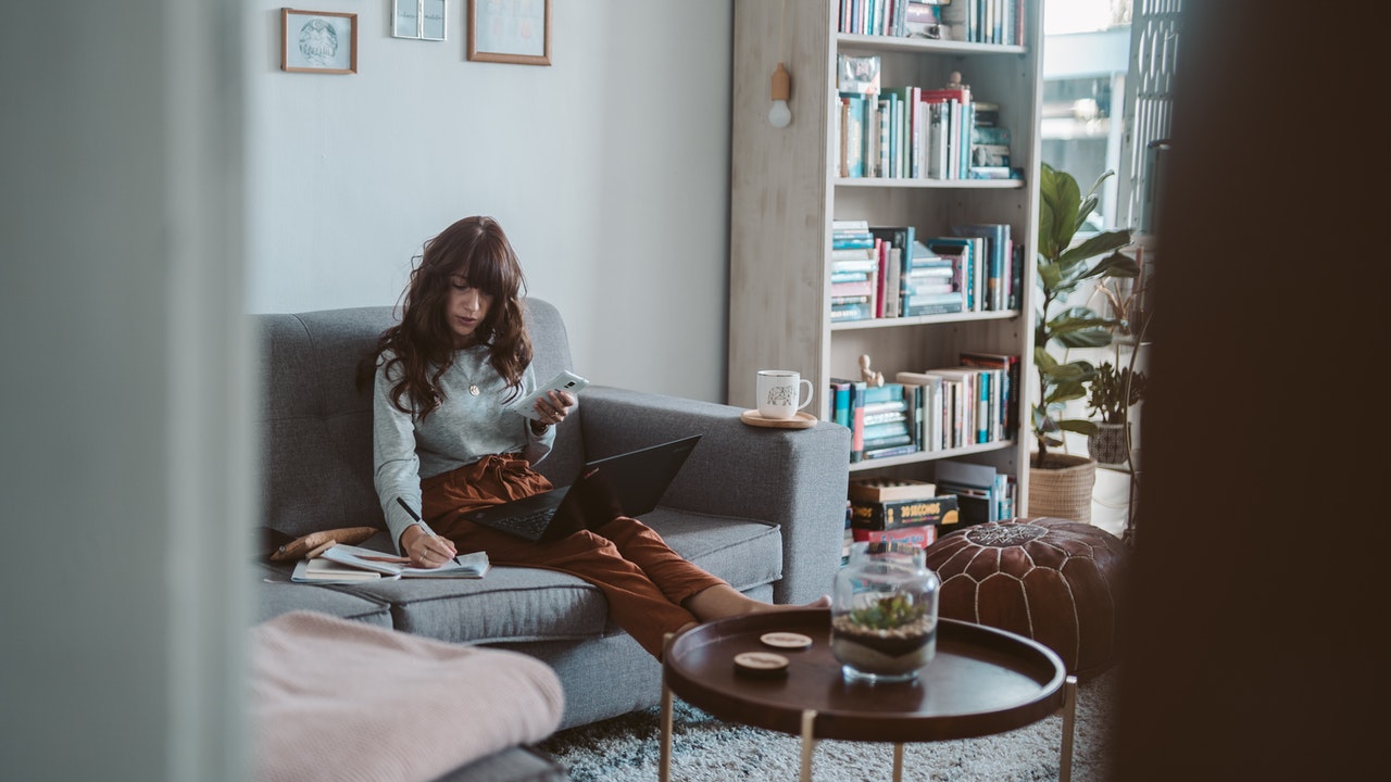 storing books in a small apartment